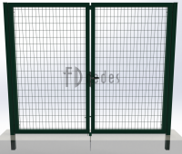 Portão abrir 2 folhas